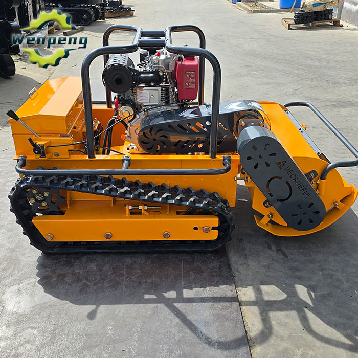 1200mm Crawler Remote Control Lawn Mower with Diesel Engine